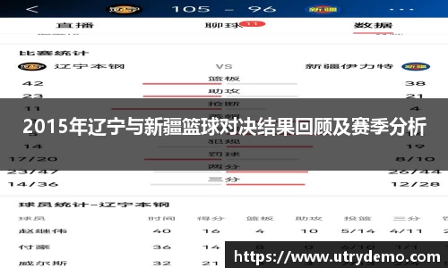 2015年辽宁与新疆篮球对决结果回顾及赛季分析