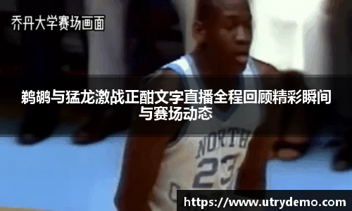 鹈鹕与猛龙激战正酣文字直播全程回顾精彩瞬间与赛场动态